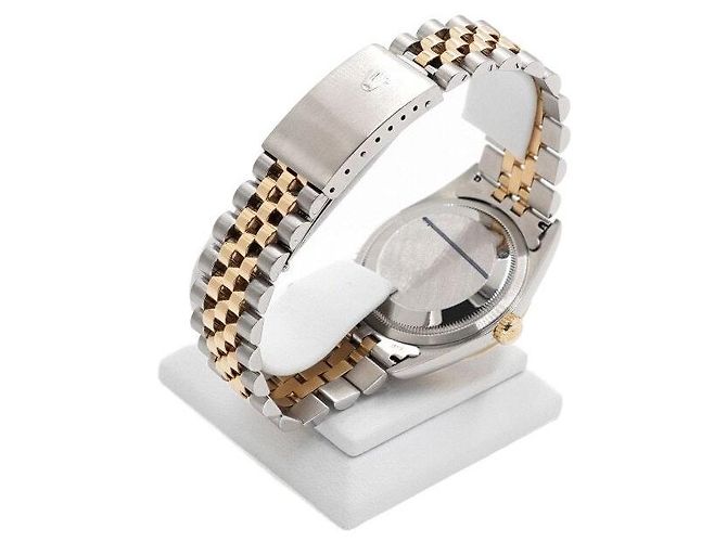 Rolex Relógio masculino Datejust combinação ouro branco romano Multicor - vista 5