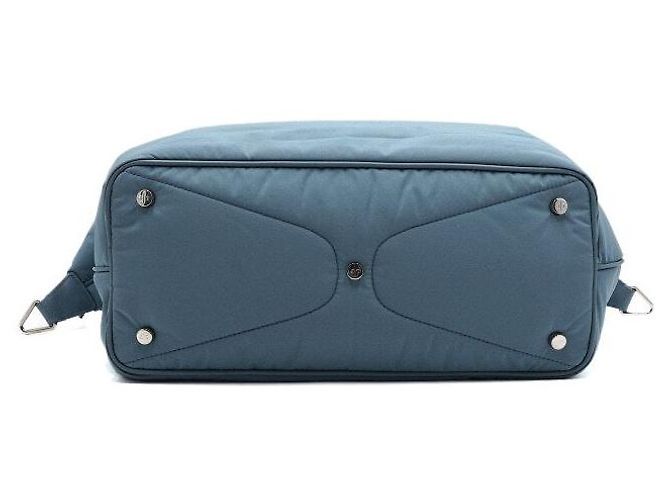 Loro Piana Borsa Tote Duffle Voyager Grande Sky Blue - vista 6