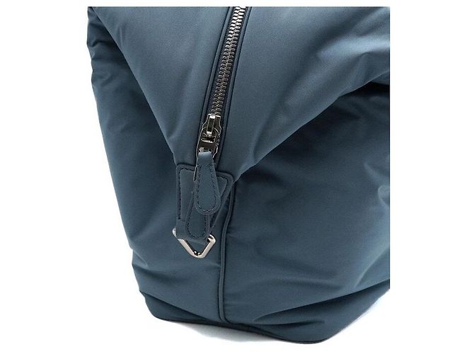 Loro Piana Borsa Tote Duffle Voyager Grande Sky Blue - vista 7