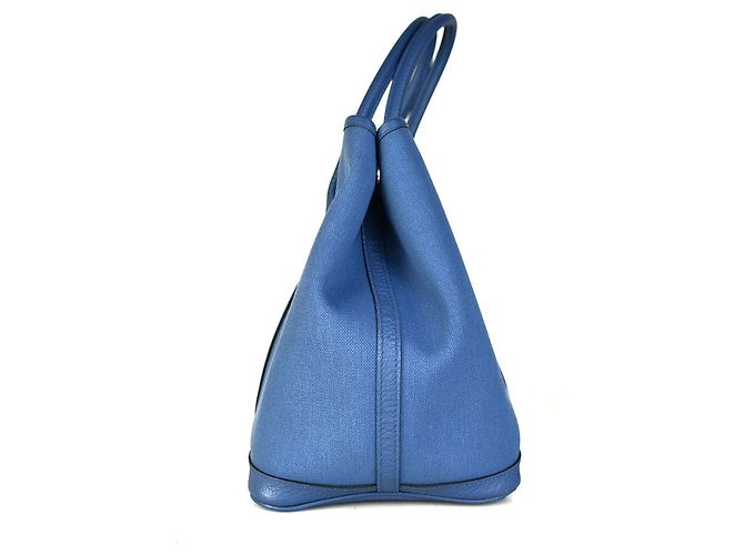 Hermès Borsa Tote Garden Party Blu - vista 2