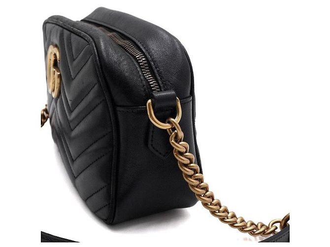 Gucci Small Matelassé Chain Shoulder Bag and Crossbody - view 11