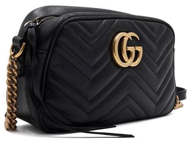 Gucci Small Matelassé Chain Shoulder Bag and Crossbody - view 3