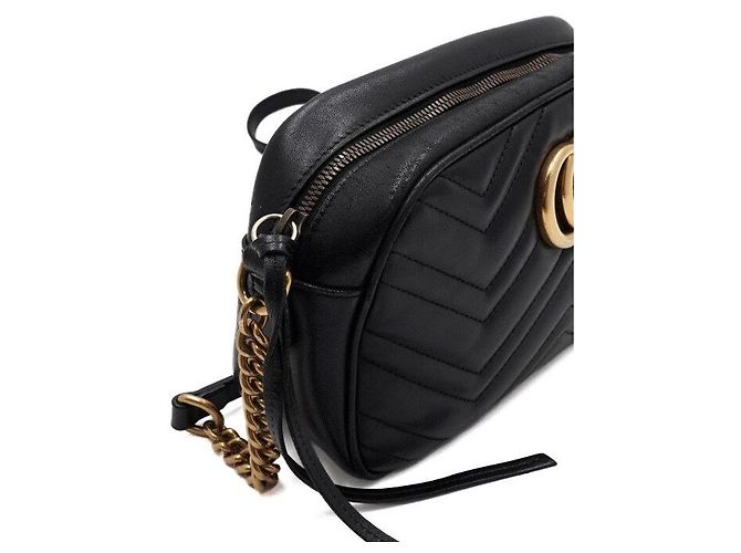 Gucci Small Matelassé Chain Shoulder Bag and Crossbody - view 8
