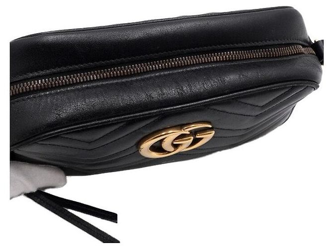 Gucci Small Matelassé Chain Shoulder Bag and Crossbody - view 9