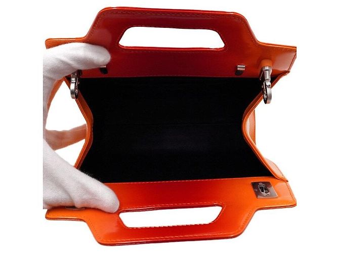 Salvatore Ferragamo Borsa Tote Mini e Borsa a Tracolla WANDA da Donna Arancione - vista 5