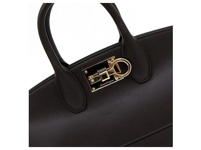 Salvatore Ferragamo Borsa tote e borsa a tracolla Gancini Studio Small - vista 10