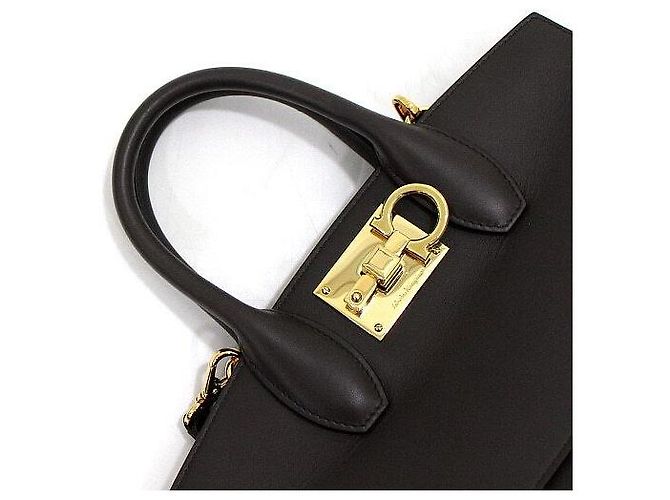 Salvatore Ferragamo Borsa tote e borsa a tracolla Gancini Studio Small - vista 11