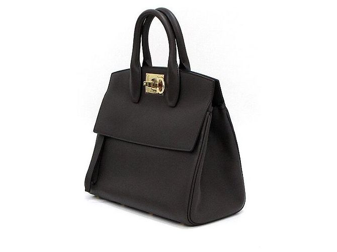 Salvatore Ferragamo Borsa tote e borsa a tracolla Gancini Studio Small - vista 3