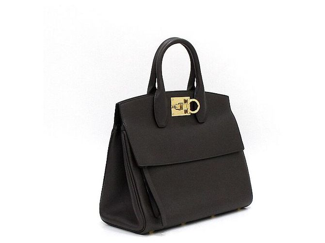 Salvatore Ferragamo Borsa tote e borsa a tracolla Gancini Studio Small - vista 4