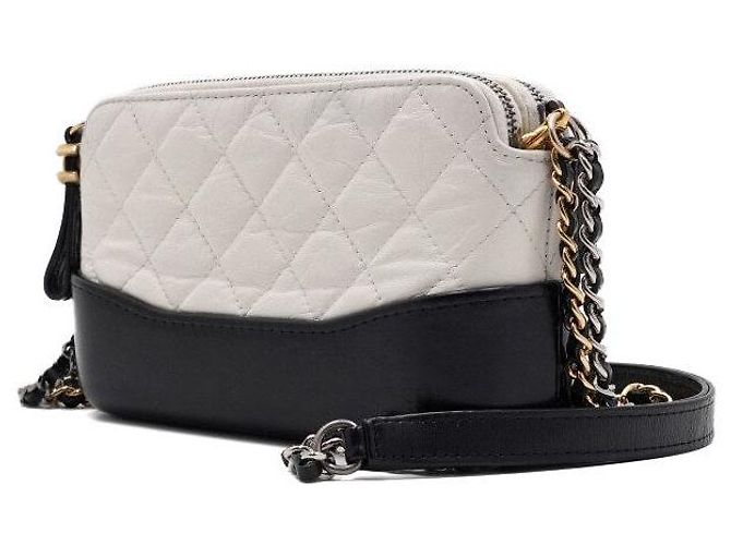 Chanel Borsa Gabrielle Hobo Mini Chain Two-Way Bag White Bianco - vista 2