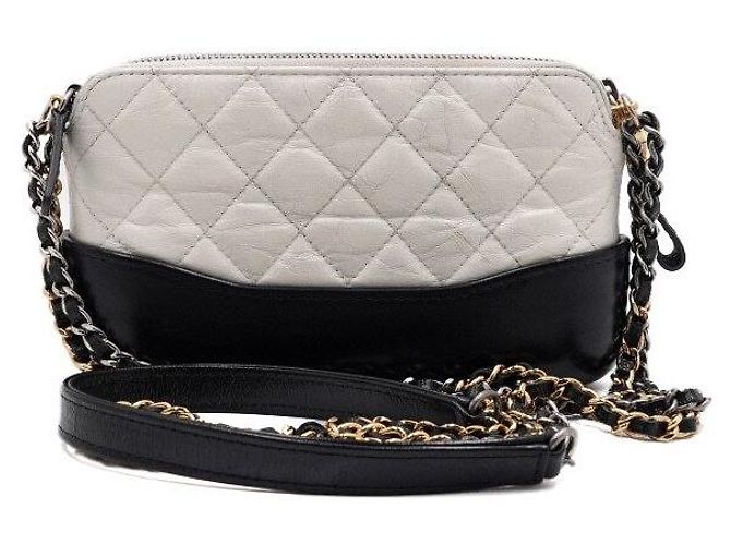 Chanel Borsa Gabrielle Hobo Mini Chain Two-Way Bag White Bianco - vista 4
