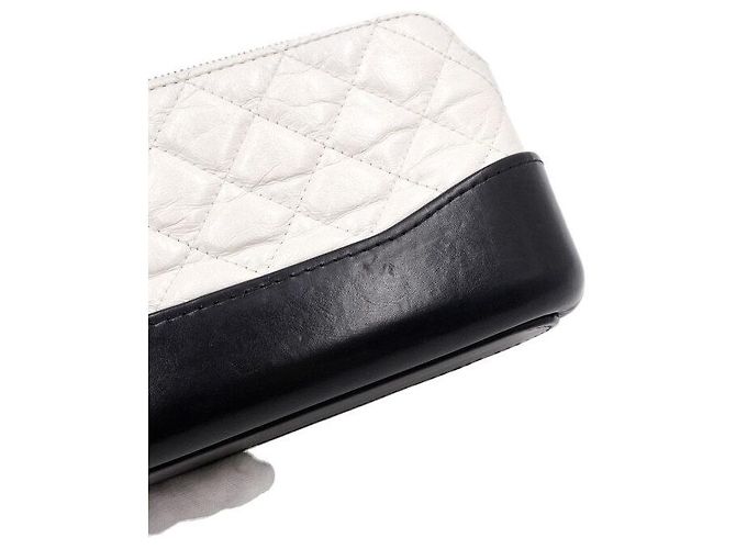 Chanel Borsa Gabrielle Hobo Mini Chain Two-Way Bag White Bianco - vista 8