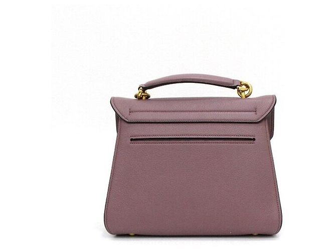 Salvatore Ferragamo Borsa Tote e a Tracolla Margo Gancini in Tonalità Oro Rosa Cinder - vista 5