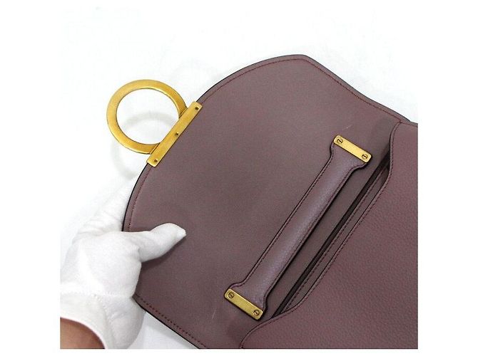 Salvatore Ferragamo Borsa Tote e a Tracolla Margo Gancini in Tonalità Oro Rosa Cinder - vista 6