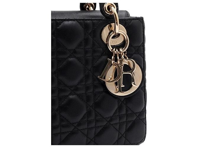 Lady Dior My ABC Small Tote and Shoulder Bag Nero - vista 11