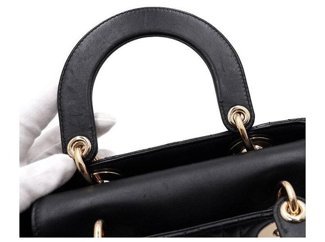 Lady Dior My ABC Small Tote and Shoulder Bag Nero - vista 12