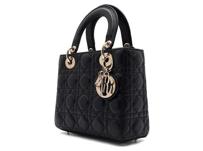 Lady Dior My ABC Small Tote and Shoulder Bag Nero - vista 3