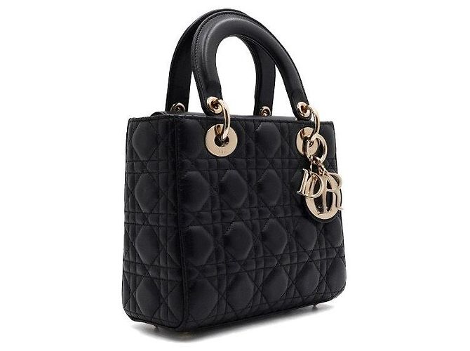 Lady Dior My ABC Small Tote and Shoulder Bag Nero - vista 4
