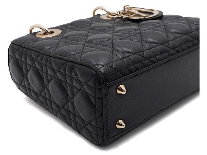 Lady Dior My ABC Small Tote and Shoulder Bag Nero - vista 9