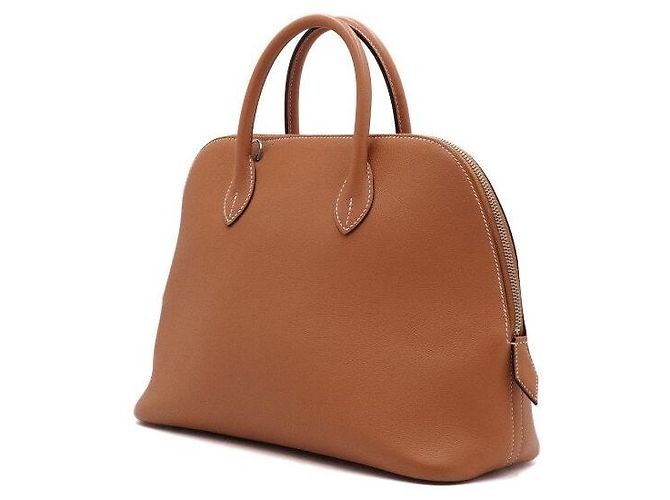 Hermès Borsa a mano e a tracolla Bolide Gold Evercolor D'oro - vista 2