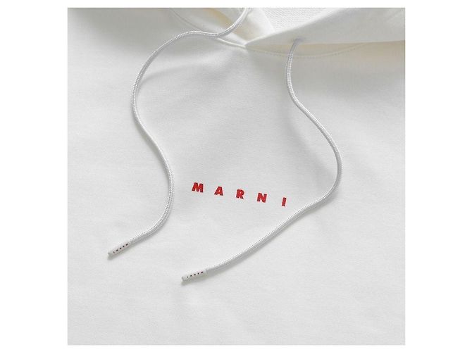 Marni Felpa con cappuccio da uomo Argento - vista 5