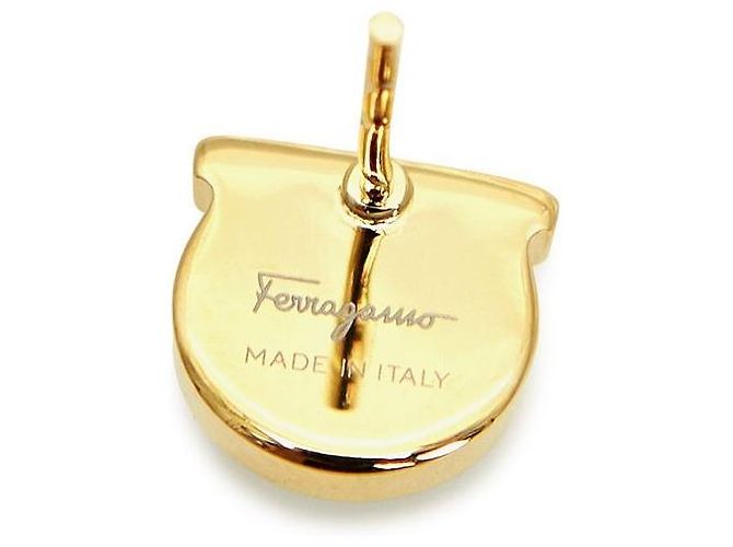 Salvatore Ferragamo Orecchini Gancini Pearl da donna D'oro - vista 8