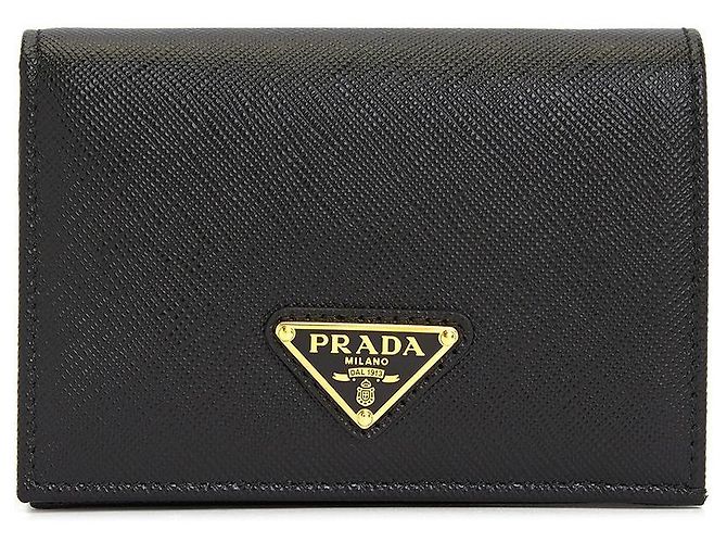 Prada Saffiano Damenbörse QHH Schwarz - Ansicht 2