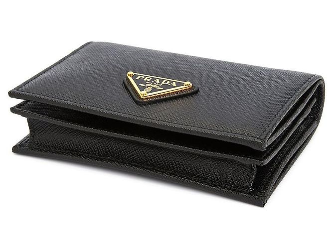 Prada Saffiano Damenbörse QHH Schwarz - Ansicht 4