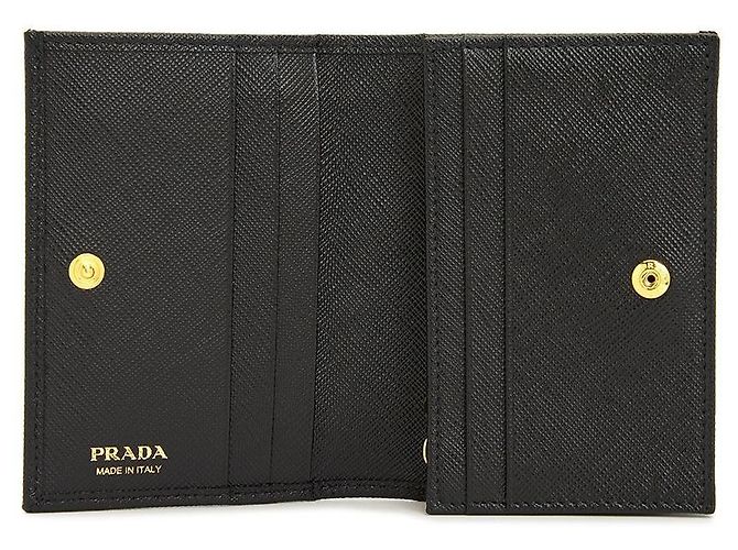 Prada Saffiano Damenbörse QHH Schwarz - Ansicht 5