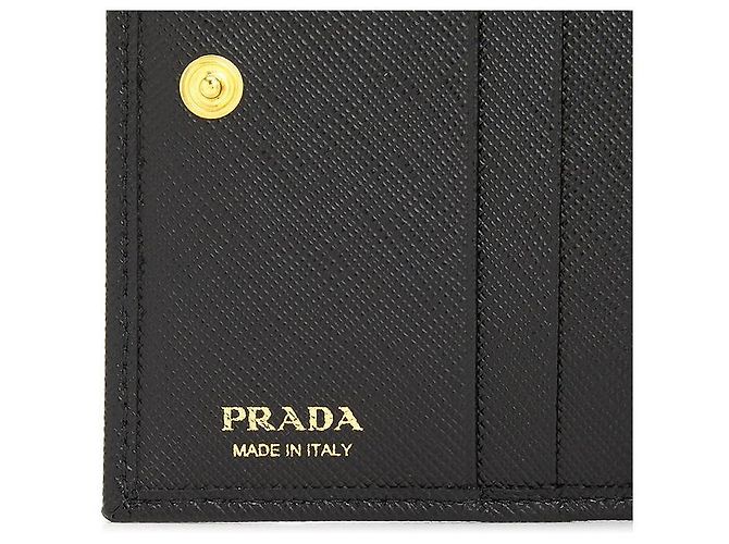 Prada Saffiano Damenbörse QHH Schwarz - Ansicht 9