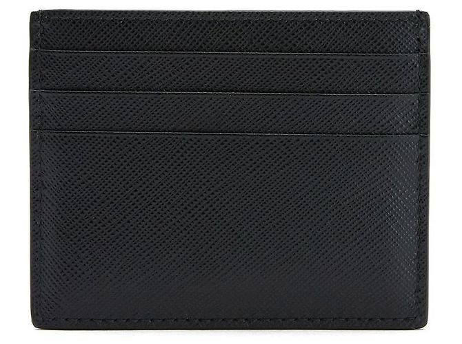 Prada Tarjetero Saffiano para mujer QWA Negro - vista 3