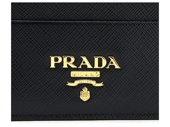Prada Tarjetero Saffiano para mujer QWA Negro - vista 6