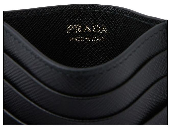 Prada Tarjetero Saffiano para mujer QWA Negro - vista 7