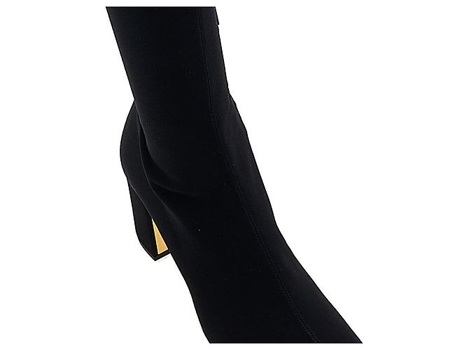 Valentino Botas largas Golden Work para mujer ITT Negro - vista 8