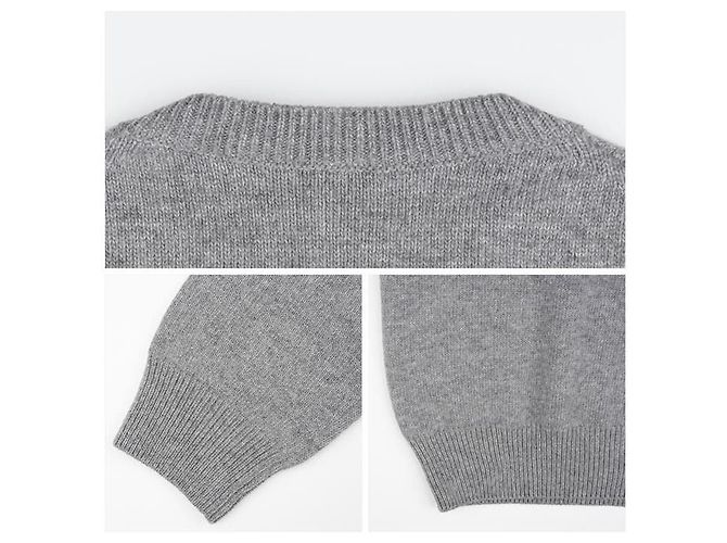 Loewe Anagram Logo Wool Sweater Silvery - view 4