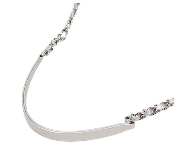 Chanel Borsa Vanity Tote in filigrana Caviar argento - vista 12
