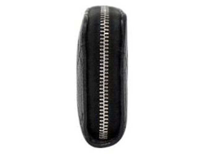 Chanel Zip-Kartenetui aus schwarzem Kaviar-Leder - Ansicht 2