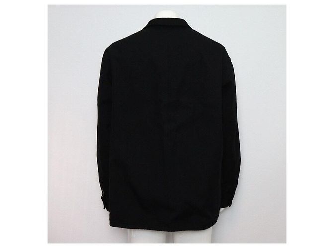Comme Des Garcons Black Wool Draw Men's Jacket - view 4