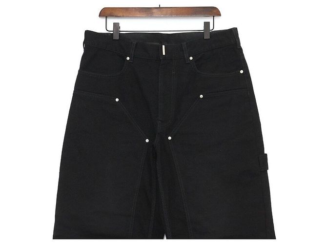 Givenchy Pantaloni in denim nero Season Stud Carpenter da uomo - vista 2