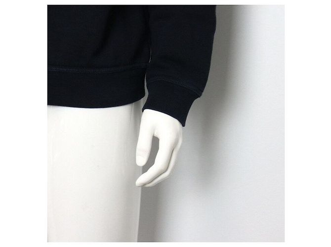 Hermès SCUB Fleece-Sweatshirt für Herren, Navy Blau - Ansicht 3