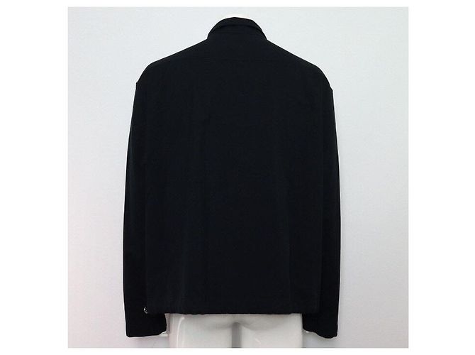 Hermès Giacca Blu BLOUSON COL MONTANT Giacca a bottoni da uomo Argento - vista 4