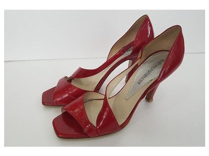 Armani Sandali Emporio da donna Rosso - vista 5