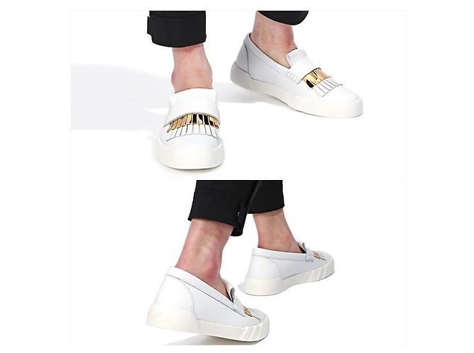 Giuseppe Zanotti BIANCO Slip-On Tono Oro Rosso - vista 9