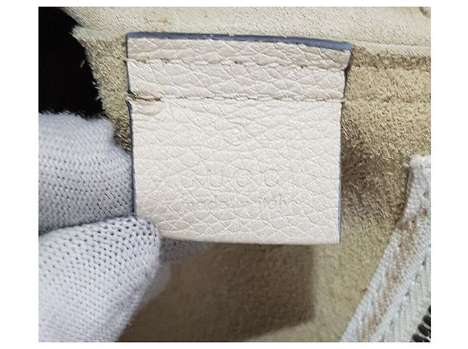 Gucci Clutch Web Logo Bianco - vista 9