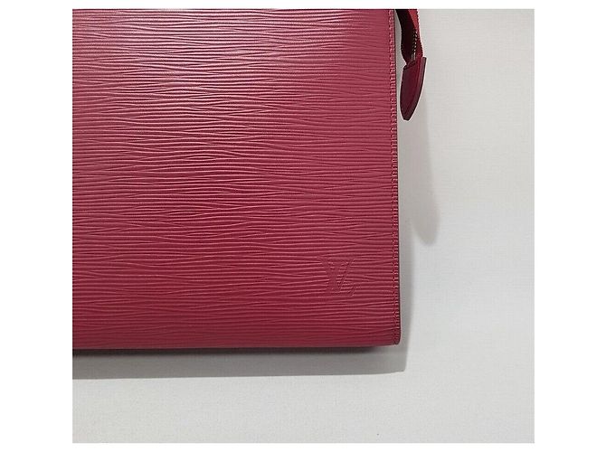 Louis Vuitton Necessaire Epi Fuchsia Rosso - vista 3