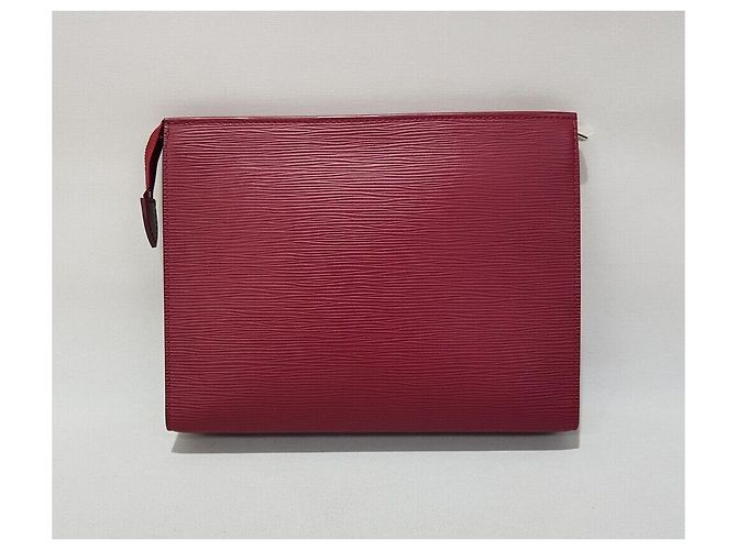 Louis Vuitton Necessaire Epi Fuchsia Rosso - vista 5