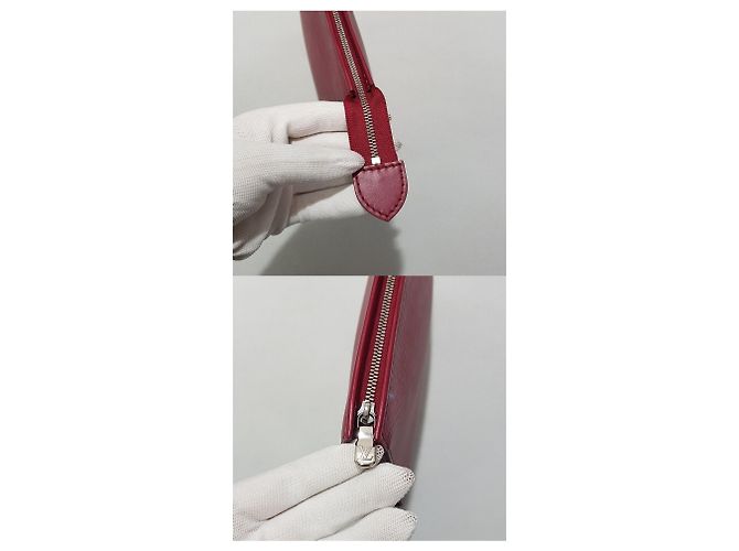 Louis Vuitton Necessaire Epi Fuchsia Rosso - vista 6