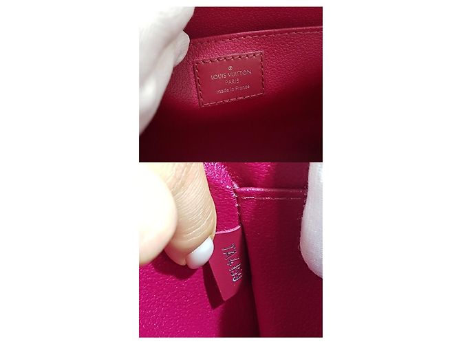 Louis Vuitton Necessaire Epi Fuchsia Rosso - vista 9