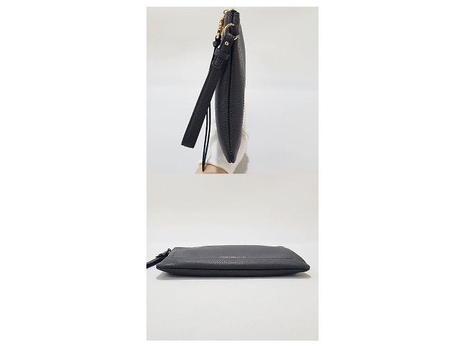 Salvatore Ferragamo Clutch Aymari Nero - vista 3