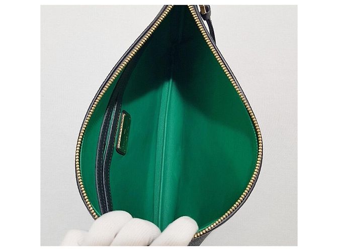 Salvatore Ferragamo Clutch Aymari Nero - vista 7